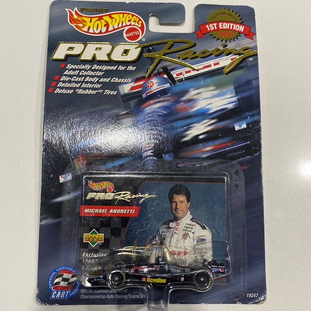 Hot wheels 1st edition 1998 pro racing Michael Andretti